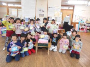 ５歳児　プレゼントをもらいました