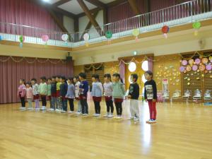 5歳児から歌のプレゼント