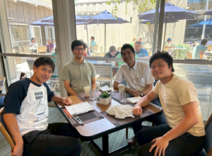 UCLAの教授とランチミーティング