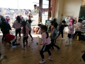 1組　豆まき　２