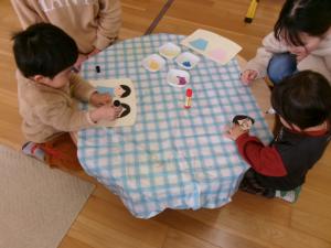 【りす組】雛飾り