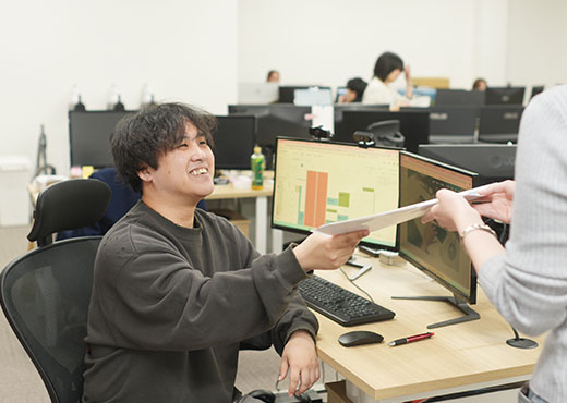 仕事が楽しい長尾さん