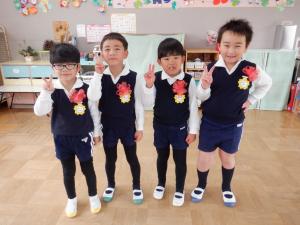 佐保幼　修了証書授与式11