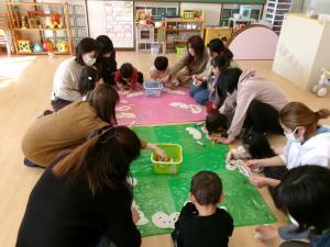 1歳児　にじみ絵