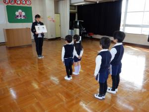 佐保幼　第三学期　終業式２