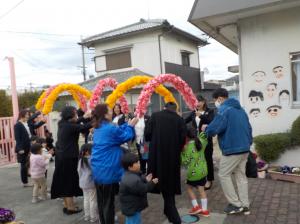 花道を通る様子