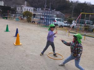 戸外遊びの様子