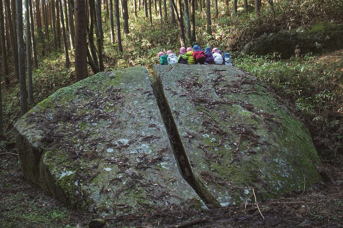 柳生一刀石の写真