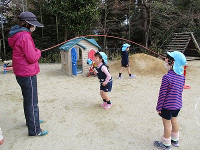 大縄跳び