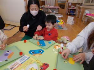 糊をつけて鬼を試作中です