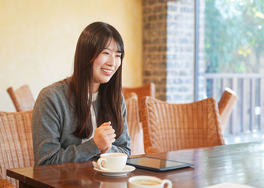 笑顔の大山さん