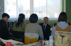 企業ヒアリングの様子（砂糖傳増尾商店）