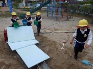 佐保幼　4月13日遊び