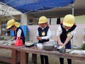 佐保幼　4月13日ほしぐみカフェ