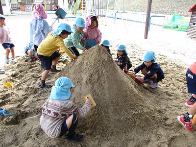 大きな砂山