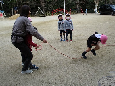 大なわとび