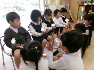 4歳児さんがきてくれました