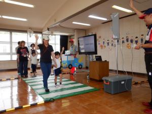 佐保幼　6月交通安全教室２
