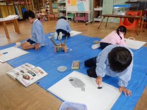 佐保幼　6月25日絵画