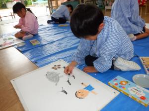 佐保幼　絵画6月25日２