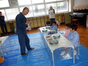 佐保幼　陶芸で遊ぼう