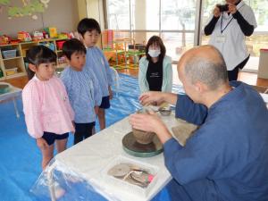 佐保幼　陶芸で遊ぼう２