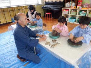 佐保幼　陶芸で遊ぼう3