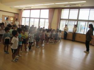 第一学期　終業式　園長先生の話