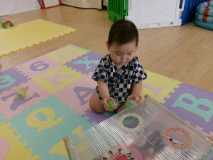 ０歳児　ボール入れ