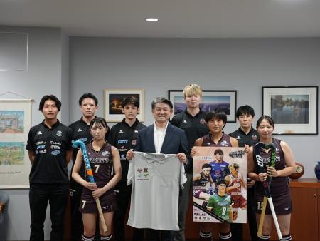 Top Sports City奈良パートナーチーム応援ポロシャツ納品式