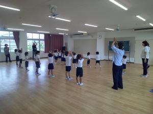 体操をしています