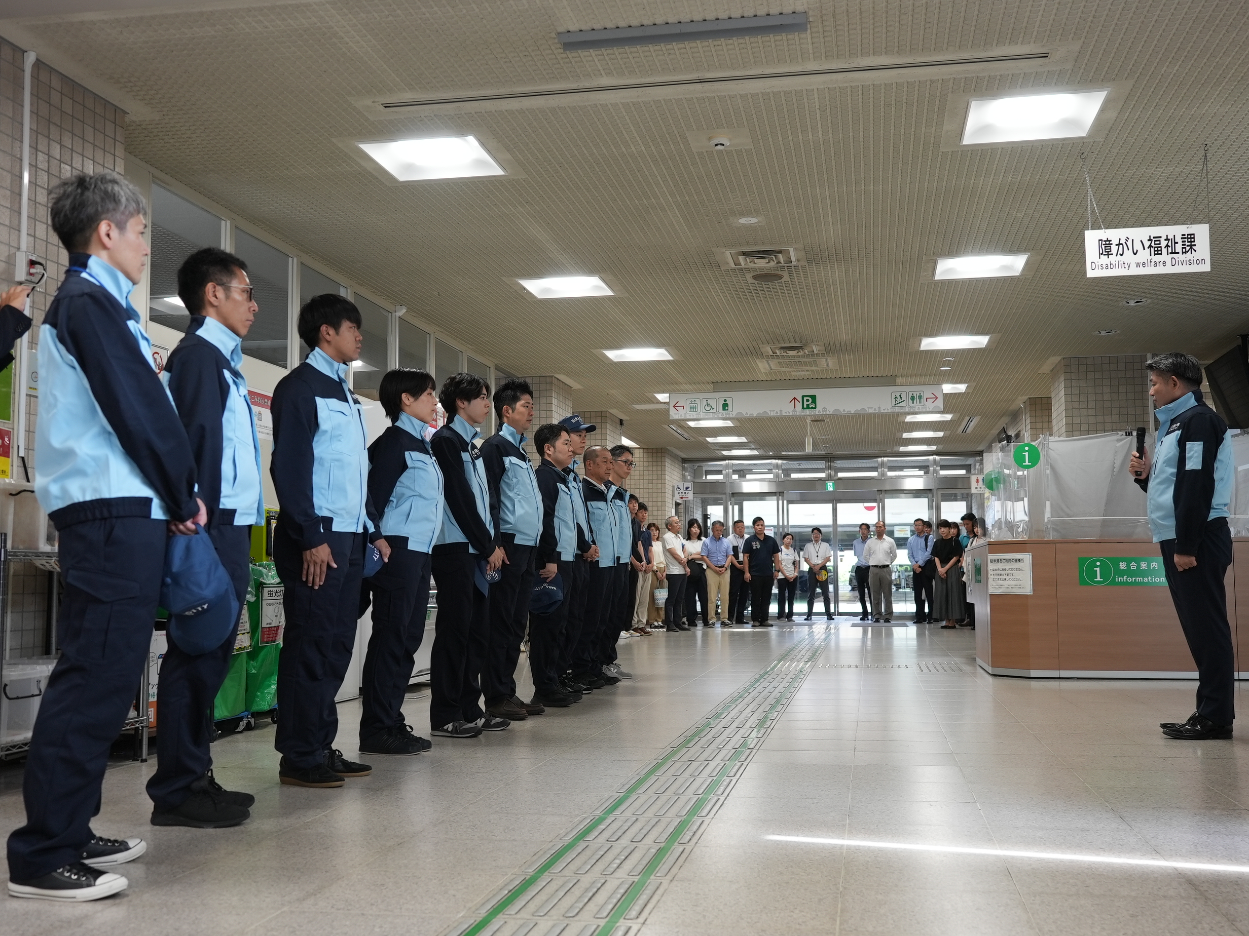市長からの挨拶（激励）の様子2