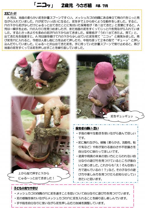 ニコッ