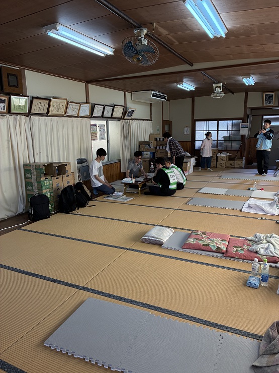避難所運営支援の様子1