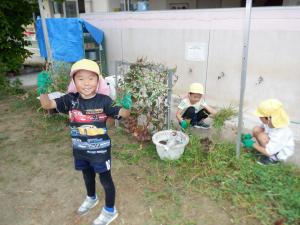 佐保幼　9月草引き