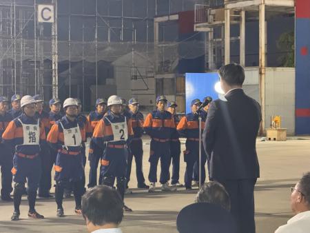第31回奈良県消防操法大会出場に伴う訓練激励会