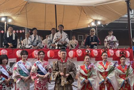 第65回郡山うねめ祭り「踊り流し」開会セレモニー