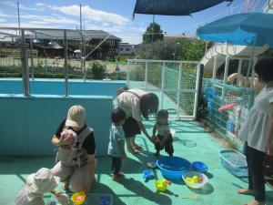 水遊び