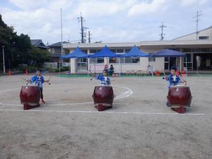 佐保幼　運動会全体練習４