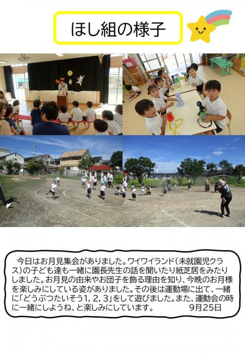 ほし組の様子