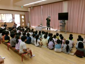 園長先生のお話をきいたよ