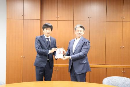 奈良市薬剤師会様からの熊本地震義援金寄託式