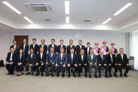 采女祭郡山市親善使節団表敬訪問