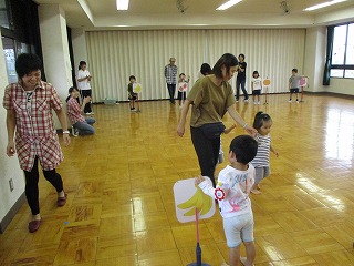 かけっこ「ここまでおいで」