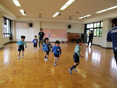 サッカーで遊ぼうさくら組