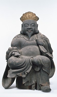 木造大黒天坐像(写真提供:奈良国立博物館　撮影:森村欣司)
