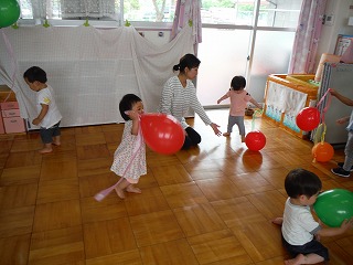 風船遊びの画像4