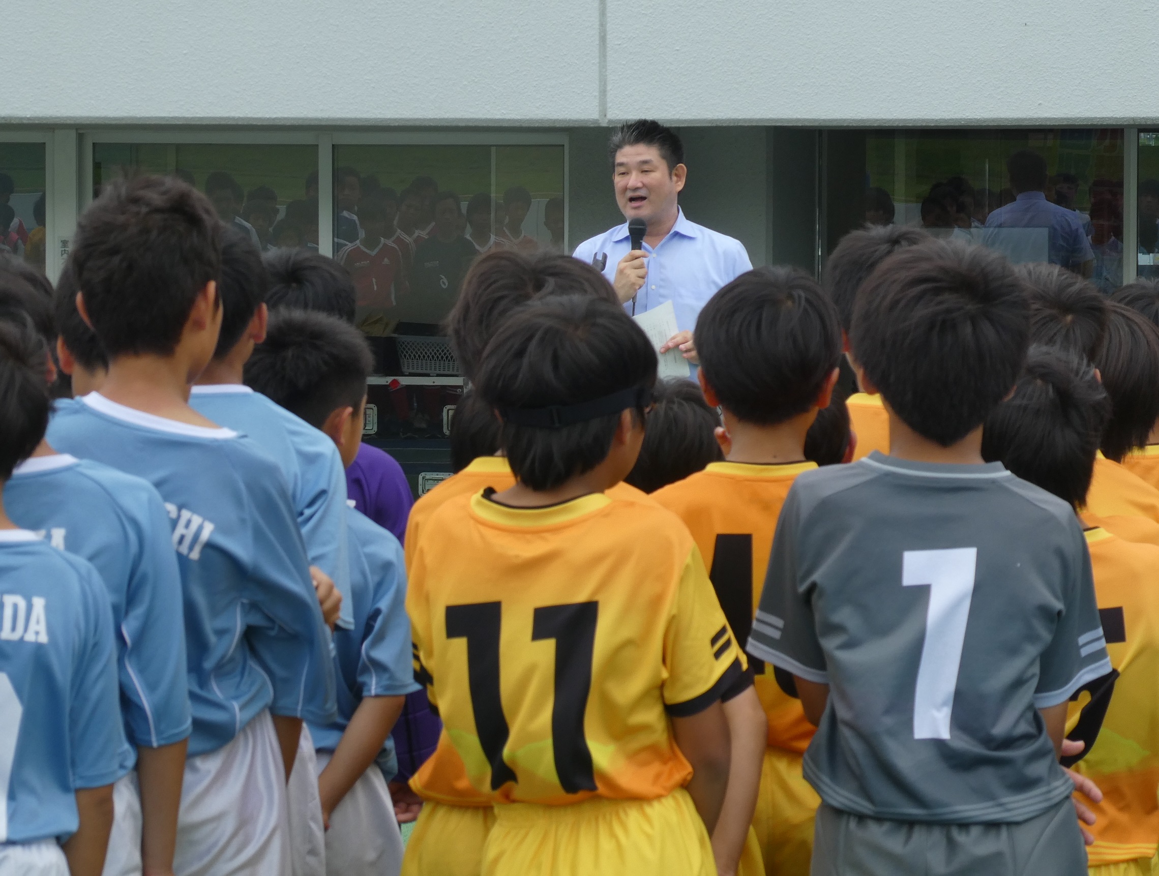 第33回奈良市少年サッカーフェスティバル開会式の画像