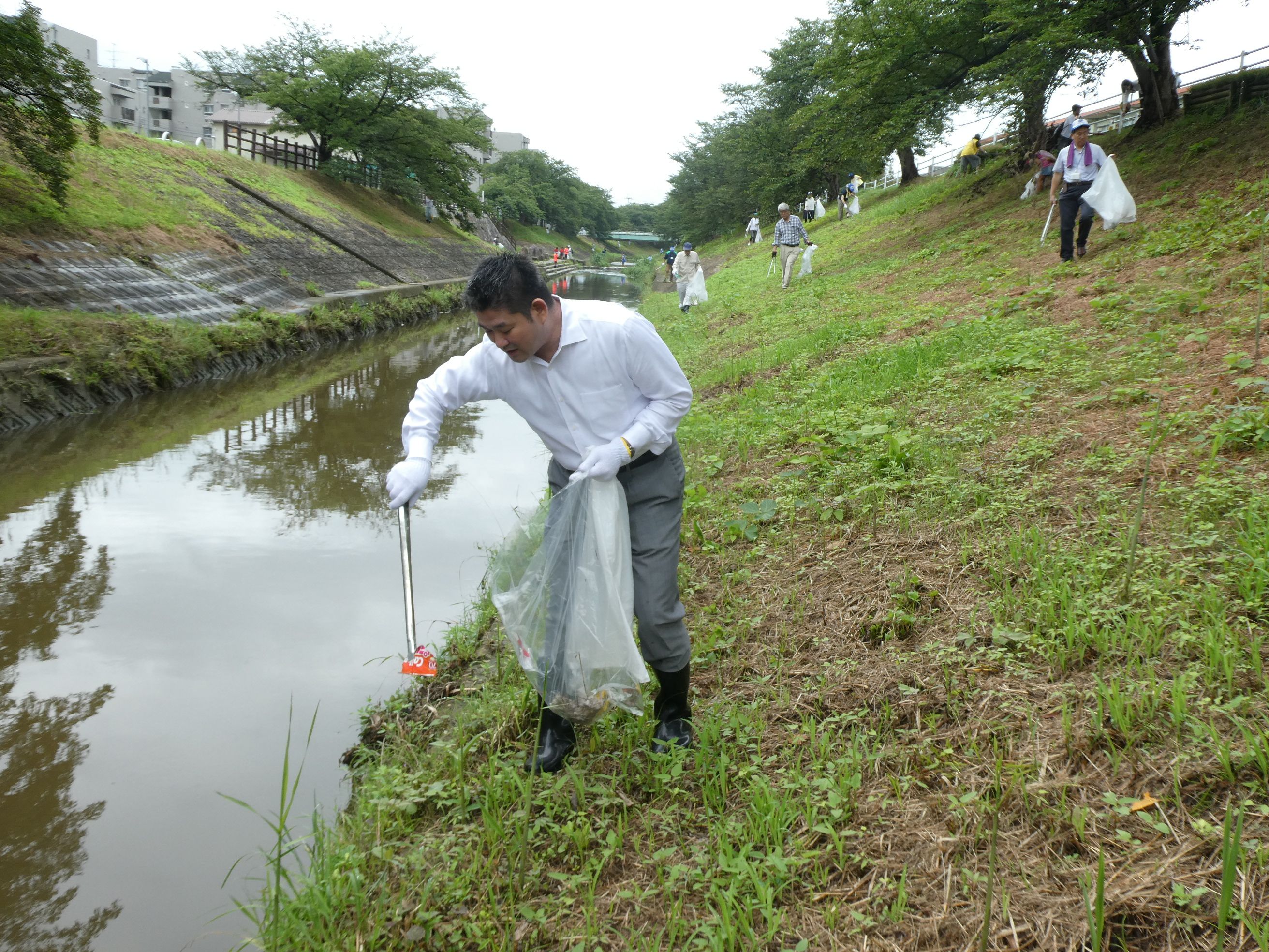 第32回夏季佐保川・菰川・菩提川清掃の画像