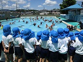 6月25日小学校のプールを見に行きましたの画像3